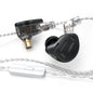 KZ-ZAX In-Ear HiFi Headphones 16-Unit Ring Iron Moving Iron Metal Headphones Wired Sports Game Headphones With Wheat