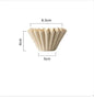 Coffee filter filter paper foldable