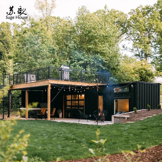New Residential Creative Steel Structure Container Resort B & B Hotel Activity Room Sunshine Room Design And Construction