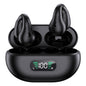 New Wireless Bluetooth Headset Noise Reduction Not In Ear Clip Sports Bone Conduction Clip Ear Headset Large Power Q80