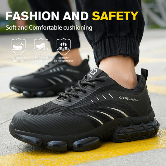 Popcorn Sole Protective Footwear Safety Shoes